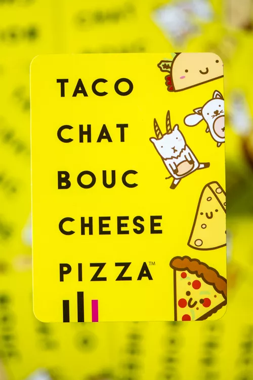 Test du jeu TACO CHAT BOUC CHEESE PIZZA arrière